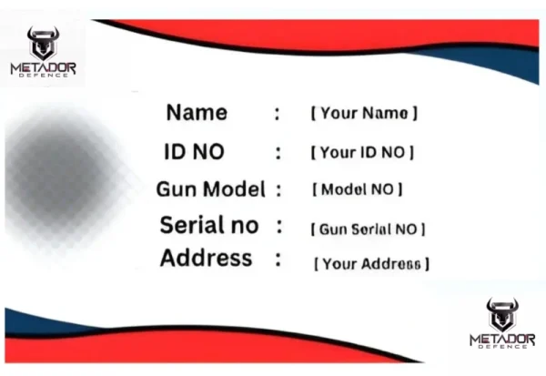 BLOW F92 Blank Gun Black with card permit - Image 3